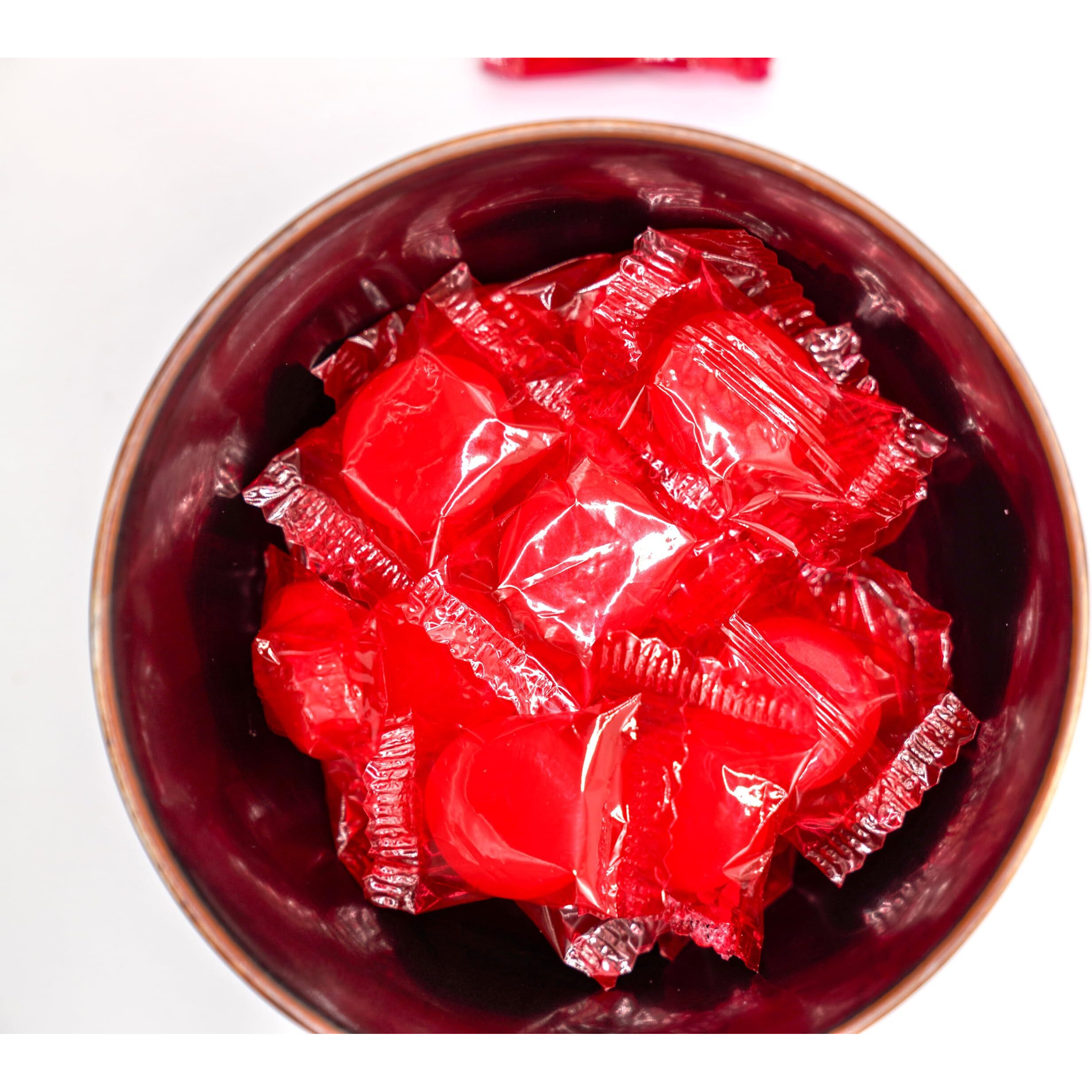 Cinnamon Discs - 1.5 Lbs Of Sweet Spicy Individually Wrapped Fresh Red Cinnamon Candy