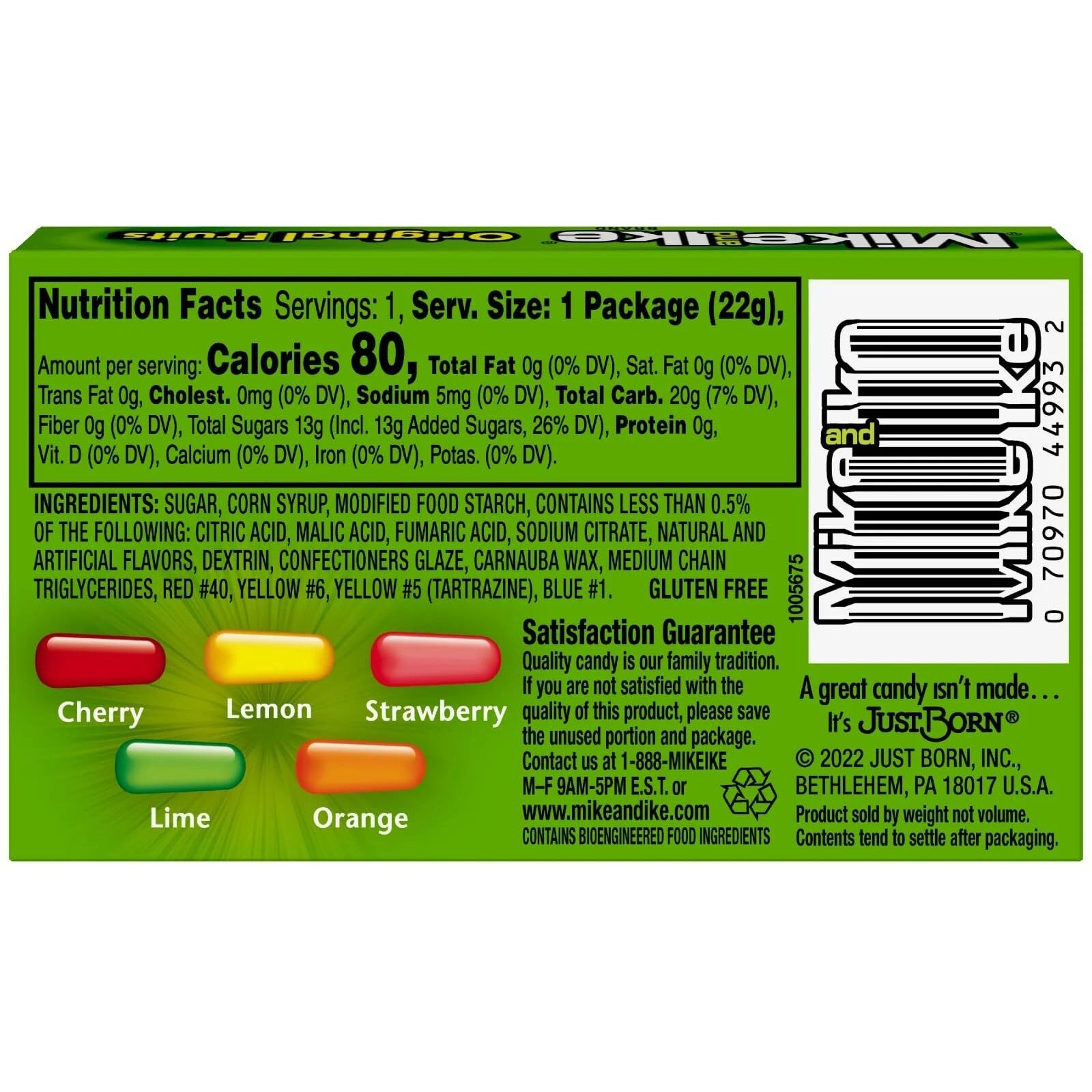 Mike And Ikes Large Pack - 24 / Box