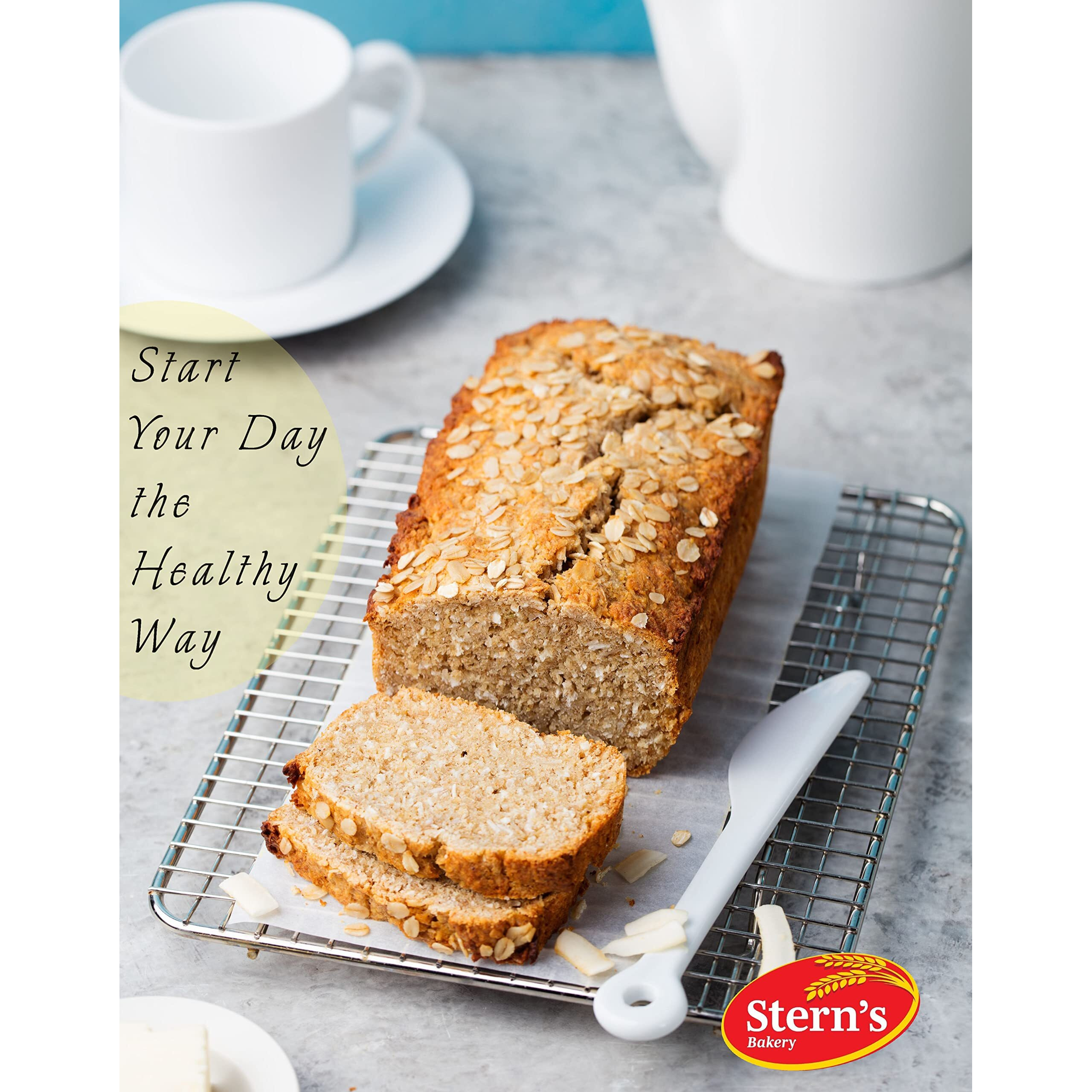 Whole Grain Bread | Sandwich Bread | 3 Flavor Variety Bundle | (1) 12 Grain Bread (1) 6 Grain Bread (1) 100% Whole Wheat Bread | 16 Oz Per Loaf - Stern's Bakery [ 3 Loaves Of Bread Included ]