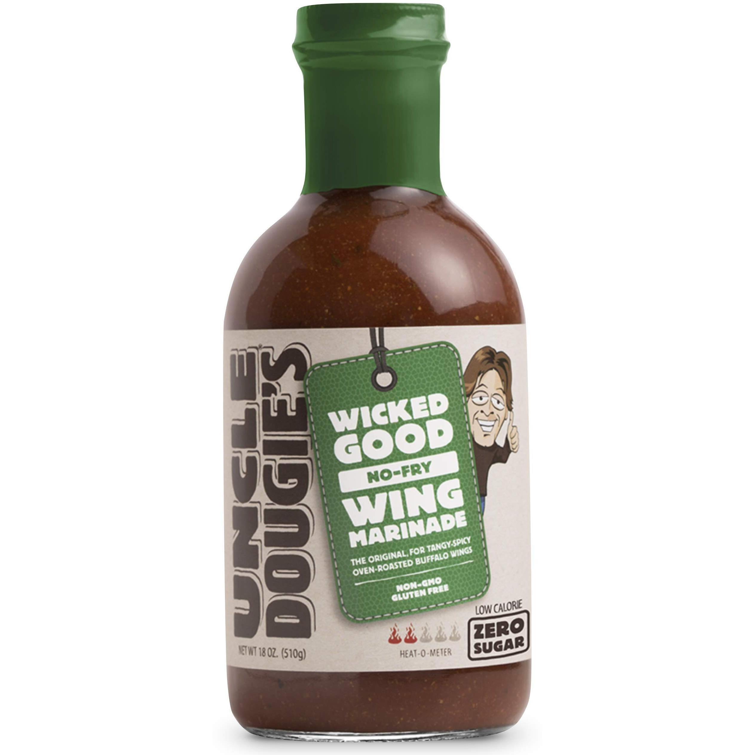 Uncle Dougie's Wicked Good No-Fry Wing Marinade - Pack Of 4
