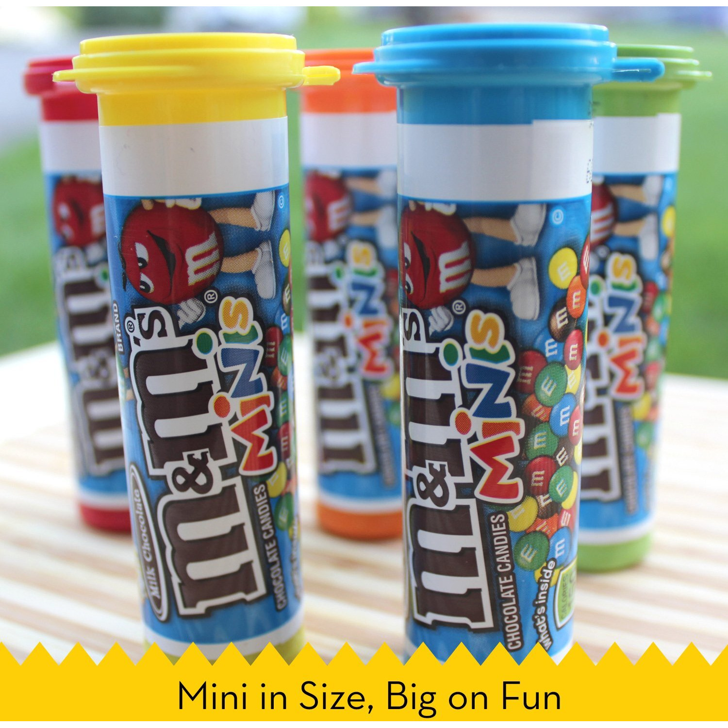 M&M's Milk Chocolate Minis Size Candy 1.08-Ounce Tube 24-Count