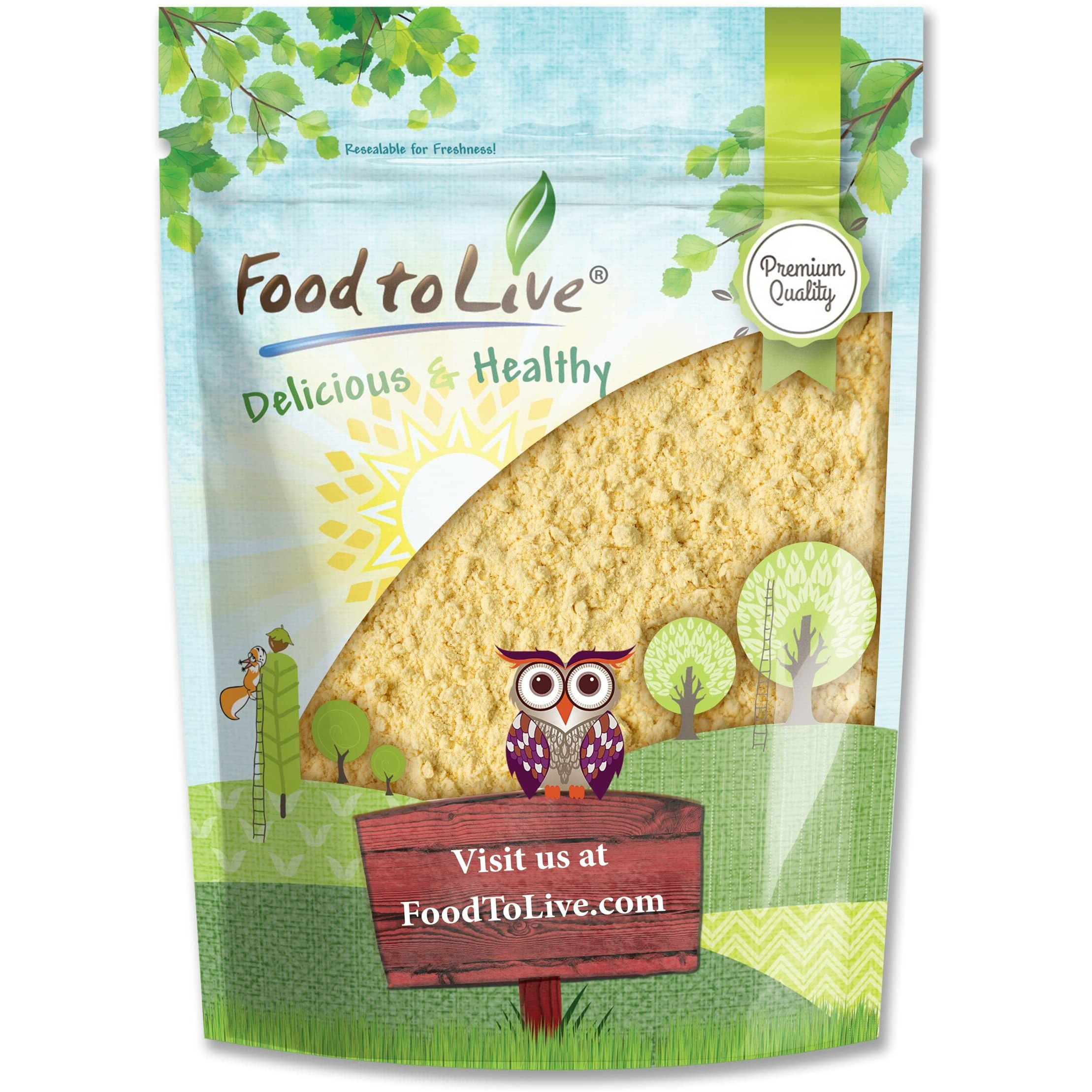 Food To Live Garbanzo Bean Flour, 4 Pounds Finely Milled Chickpea Flour, Raw, Vegan, Kosher, Bulk, Good Source Of Protein, Fiber, Folate, And Copper. Great For Cooking And Baking. Made In Usa