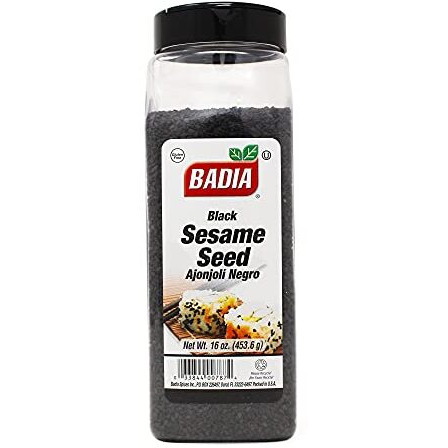 Badia Black Sesame Seed, 16 Ounce (Pack Of 6)