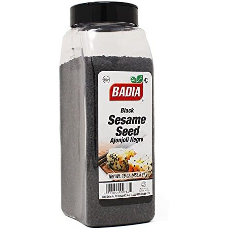 Badia Black Sesame Seed, 16 Ounce (Pack Of 6)