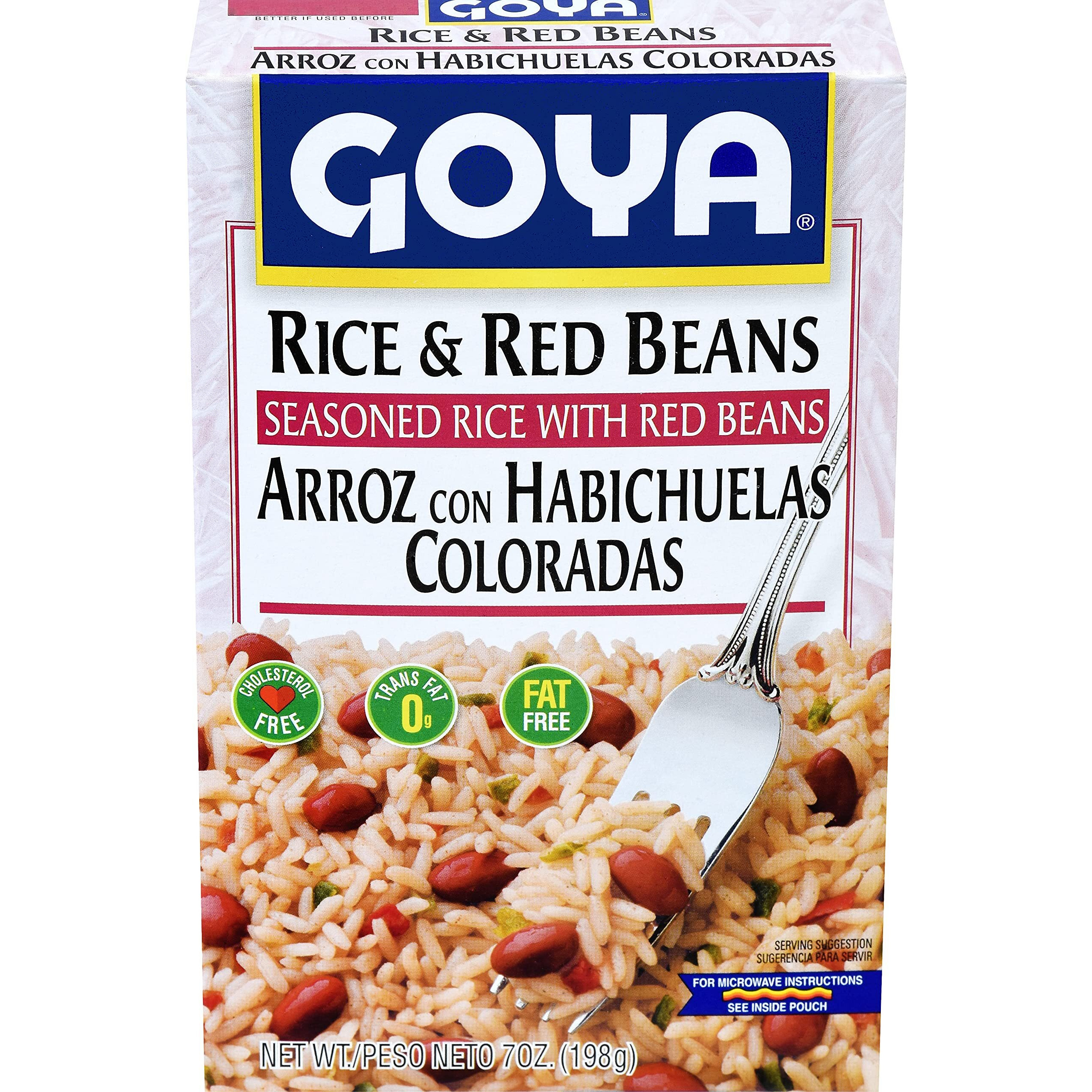 Goya Seasoned Rice And Red Beans Mix, 7 Ounce