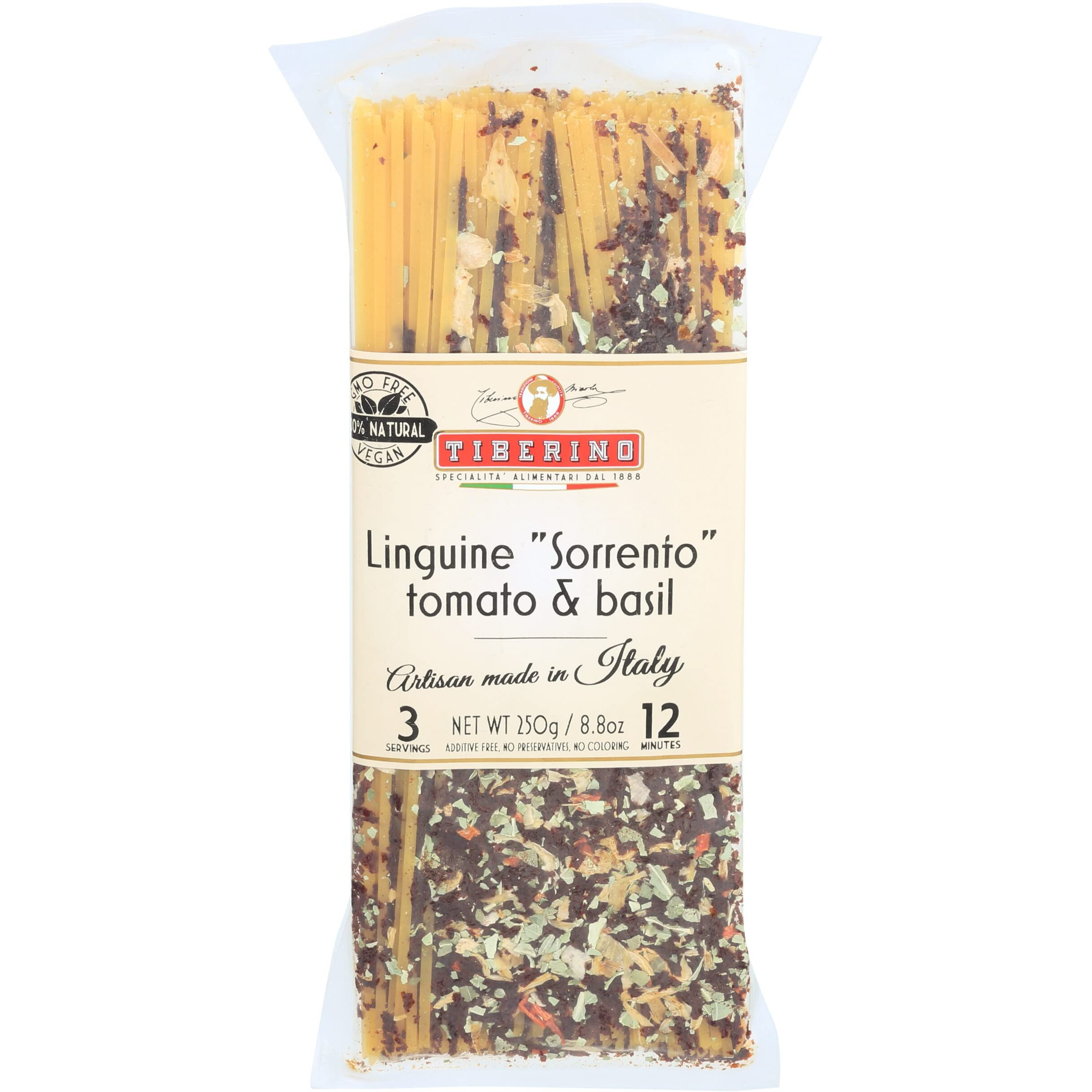 Tiberino Linguine Sorrento Tomato & Basil, 8.8 Oz