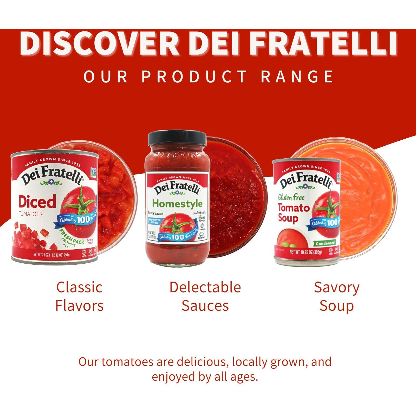 Dei Fratelli Sloppy Joe Sauce (15Oz - 6 Pack) - Vine-Ripened Tomatoes - No Water, No Corn Syrup, Non Gmo, Gluten-Free