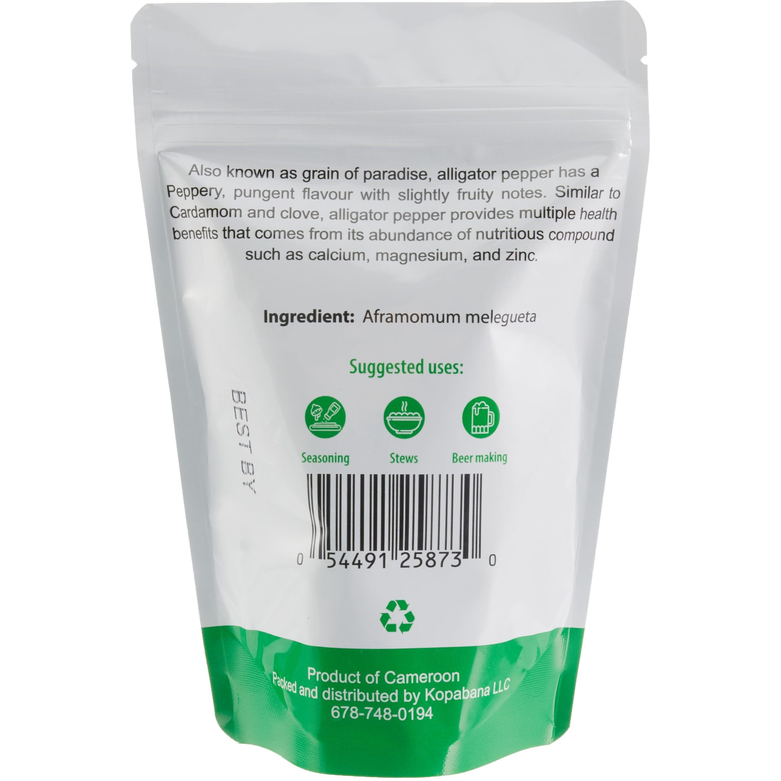 Kopabana Jumbo Organic Alligator Pepper Alligator Pepper, Mbongo Spice | Pepper Spice |Ataare |Guinea Pepper | Alligator Pepper | Grains Of Paradise | Lizard Pepper (4)