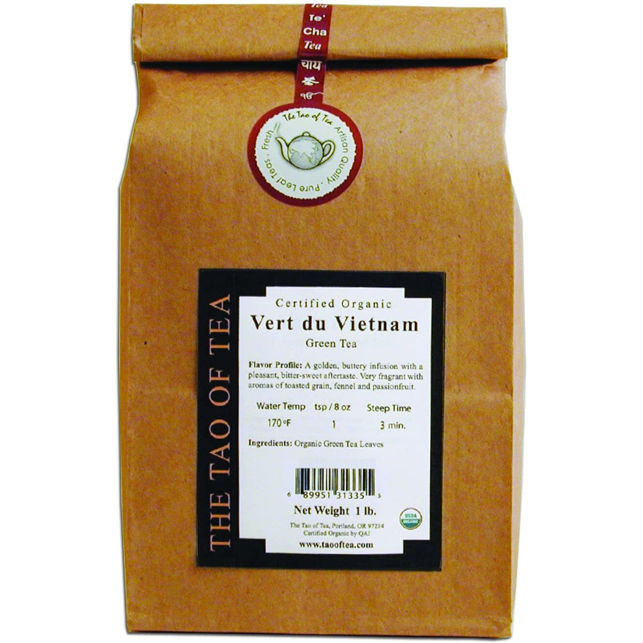 The Tao Of Tea Vert Du Vietnam, 1-Pounds
