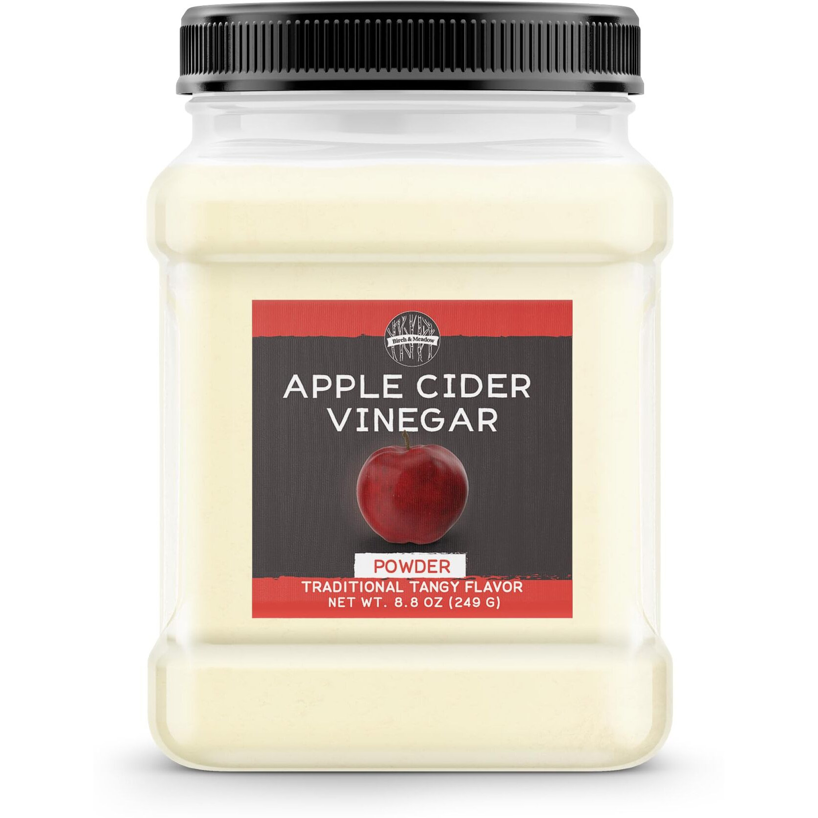 Birch & Meadow Apple Cider Vinegar Powder, Cooking & Baking, Dry Vinegar, Tangy Flavor (8.8 Ounce)