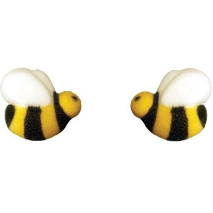 Bumble Bee Sugar Decorations Cookie Cupcake Cake 12 Count