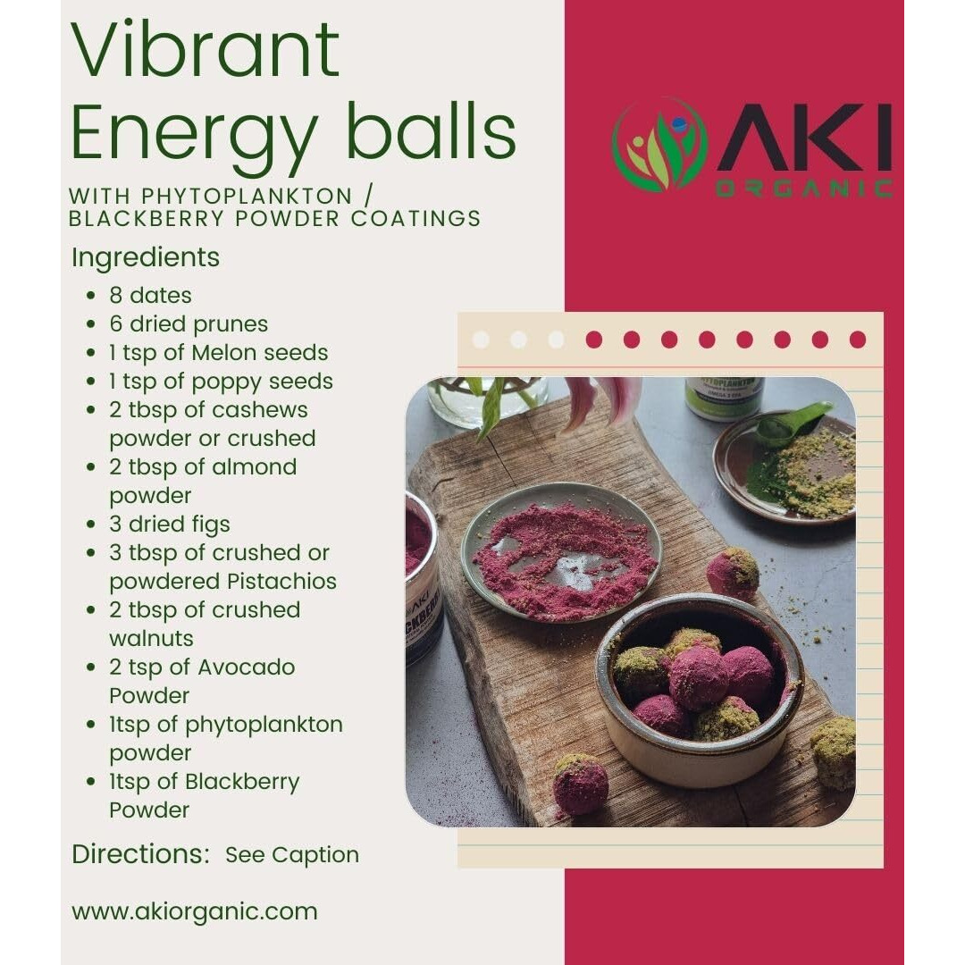 Aki Blackberry Powder, Ideal In Nutrients, Vitamin C, Sugar-Free, Vegan-Friendly | Ideal For Baking, Flavoring, Smoothie, Yogurt, Popsicles, Sprinkle Of Magenta Color (5.29 Oz/150Gr)