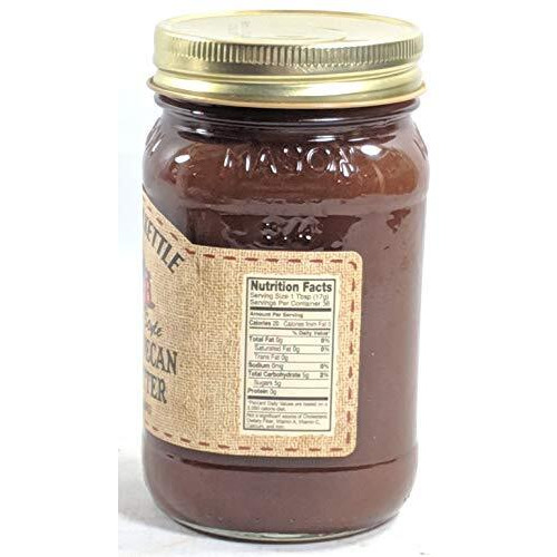 The Dutch Kettle Amish Homemade Style Caramel Pecan Apple Butter 2 - 18 Oz Reusable Jars