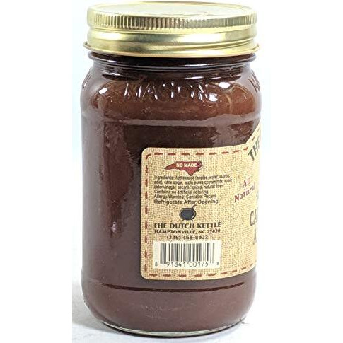 The Dutch Kettle Amish Homemade Style Caramel Pecan Apple Butter 2 - 18 Oz Reusable Jars