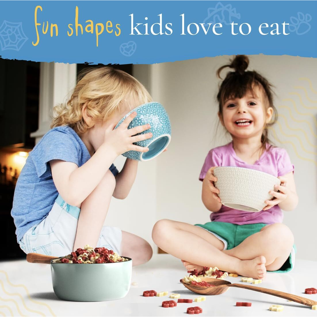 Pastabilities Vegan Mac And Cheese For Kids (& Adults) - Under The Sea - Fun Shapes Sea Creatures, Family Size - Serves 4, Certified Non Gmo Pasta And Cheese Mix, Made In The Usa, (2 Pack, 9 Oz)