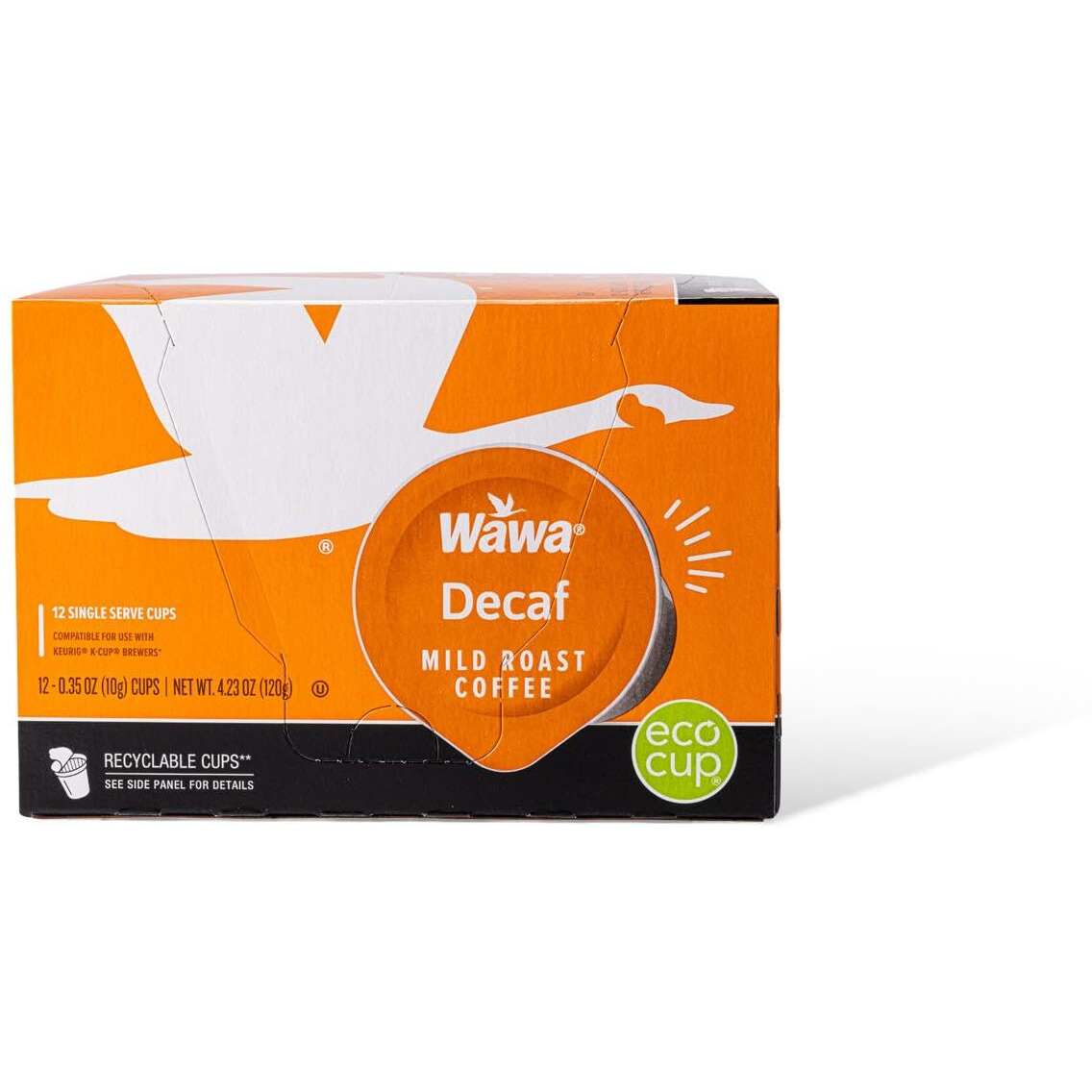 Wawa Decaf Mild Roast Single Cup Coffee Pods, 1 Box (12 Count)