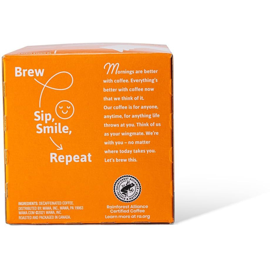 Wawa Decaf Mild Roast Single Cup Coffee Pods, 1 Box (12 Count)