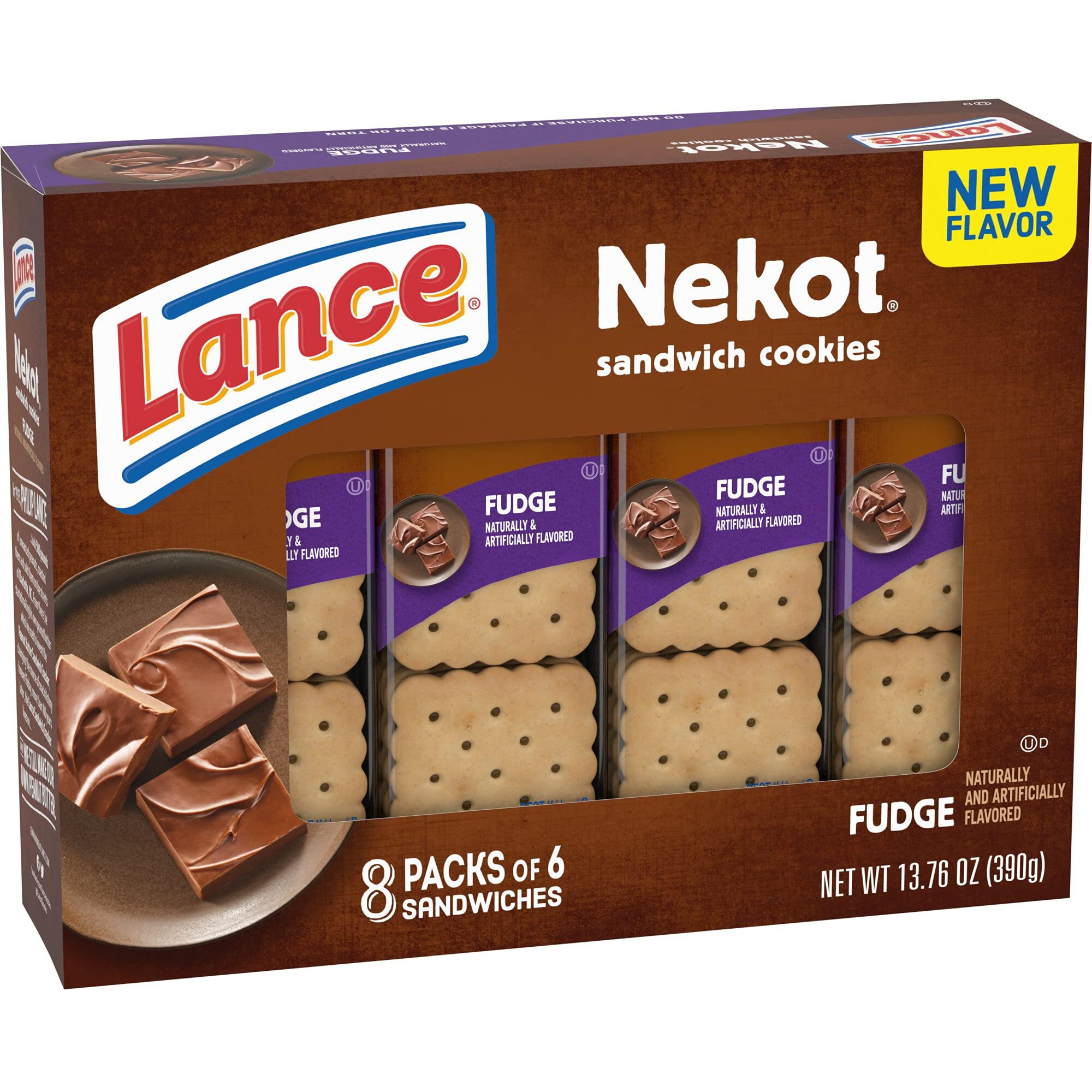 Lance Chocolate Fudge Cookies (Box Of 3)