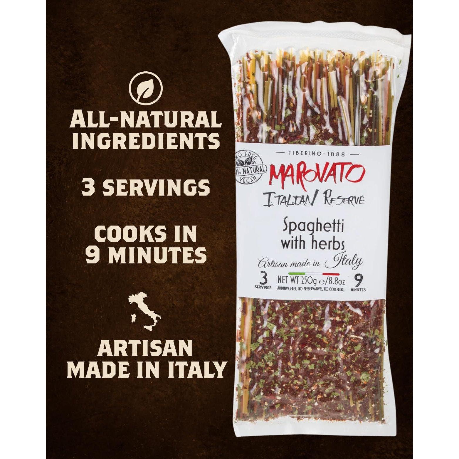 Tiberino's Real Italian Meals - Spaghetti With Herbs