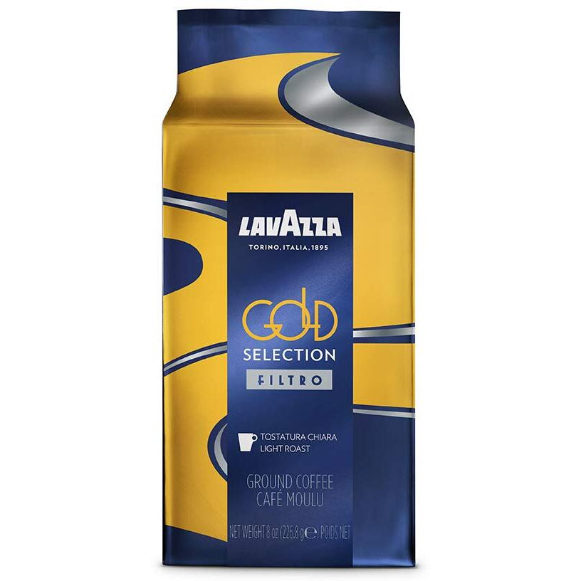 Lavazza Gold Selection Filtro Ground Coffee Light Roast 8 Ounce (Pack Of 20)