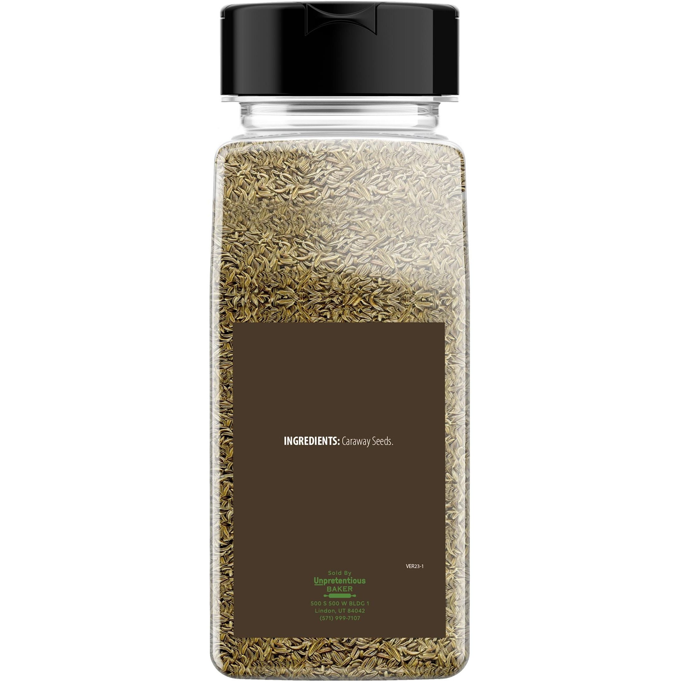 Unpretentious Caraway Seeds (2 Cups) Authentic Rich Flavor, Great In Breads, Gourmet Quality Whole Seeds