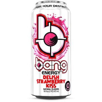 Westernmby Bang Energy Cans, 16 Fl Oz, 12 Pack (Delish Strawberry)