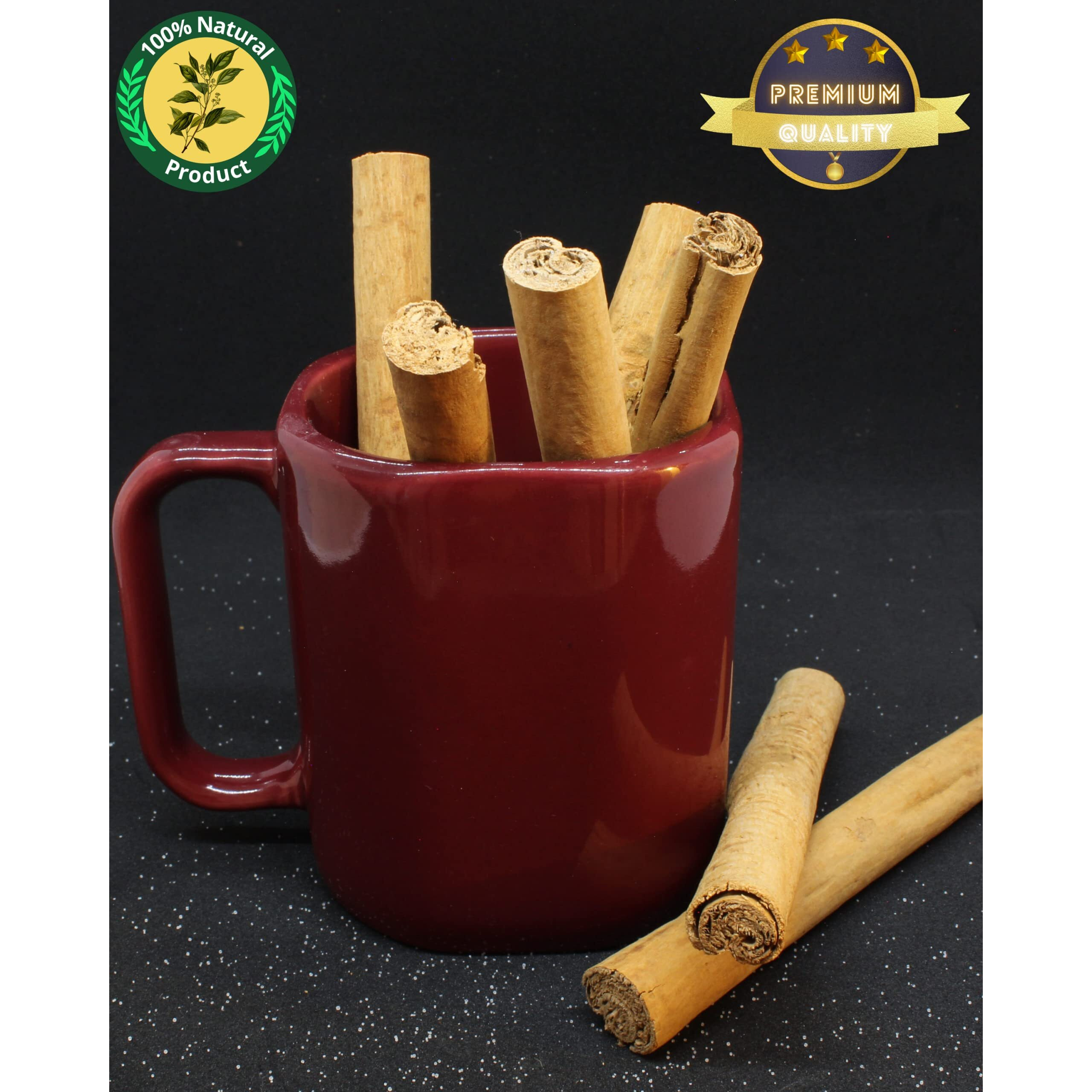 Ceylon Cinnamon Sticks 5"" (4Oz), Premium Grade True Cinnamon From Sri Lanka, 100% Pure And Natural In A Resealable Bag