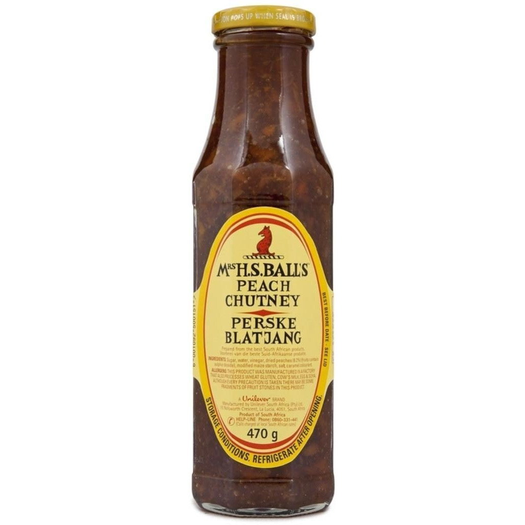Mrs Balls Peach Chutney (2 X 470G Pack)