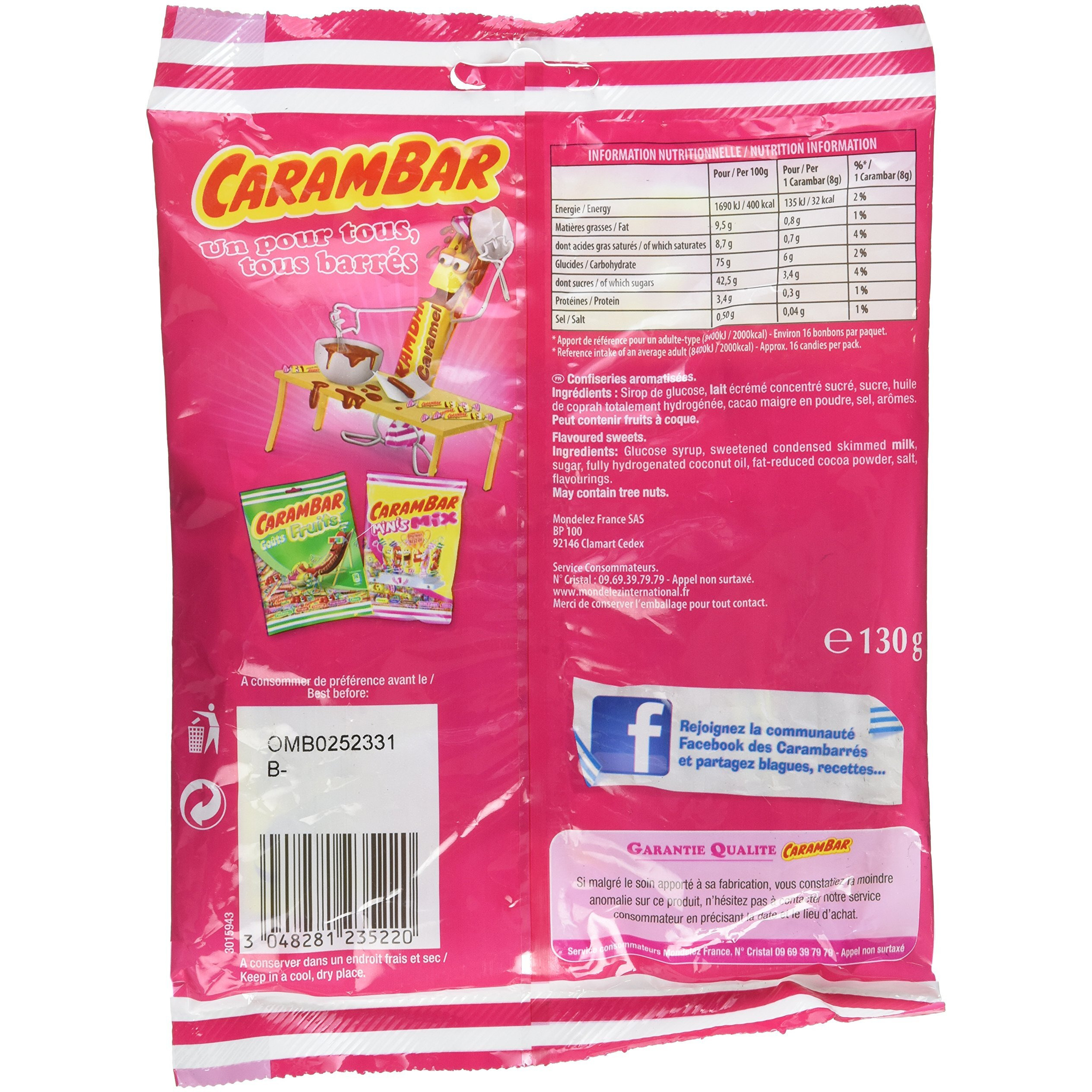 Carambar Candy In A Bag 130G (0.3 Oz), One