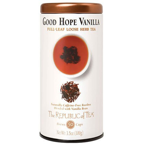 The Republic Of Tea Good Hope Vanilla Red Full-Leaf Tea, 3.5 Ounces / 50 Cups