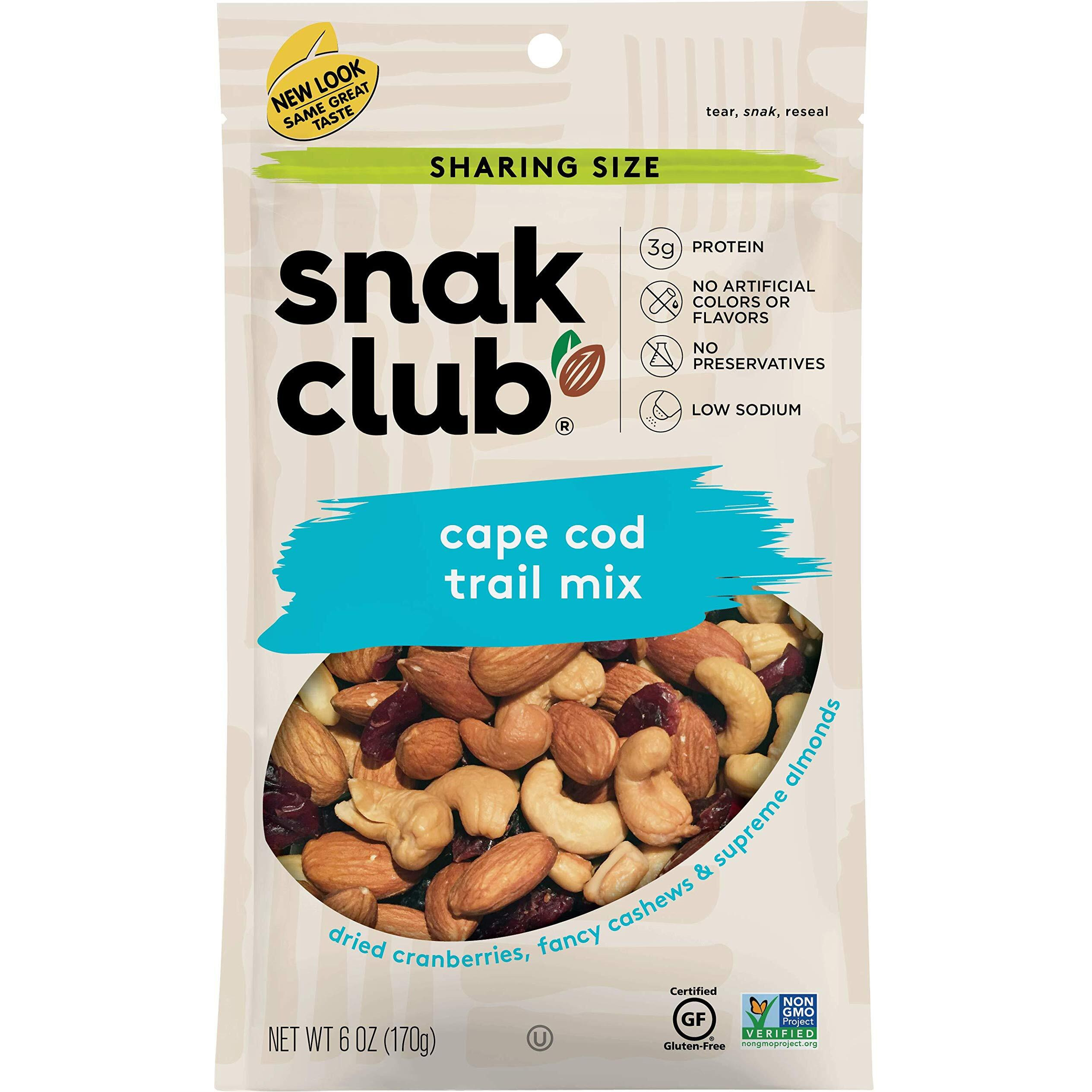 Snak Club Cape Cod Trail Mix, 6 Ounce (Pack Of 6)