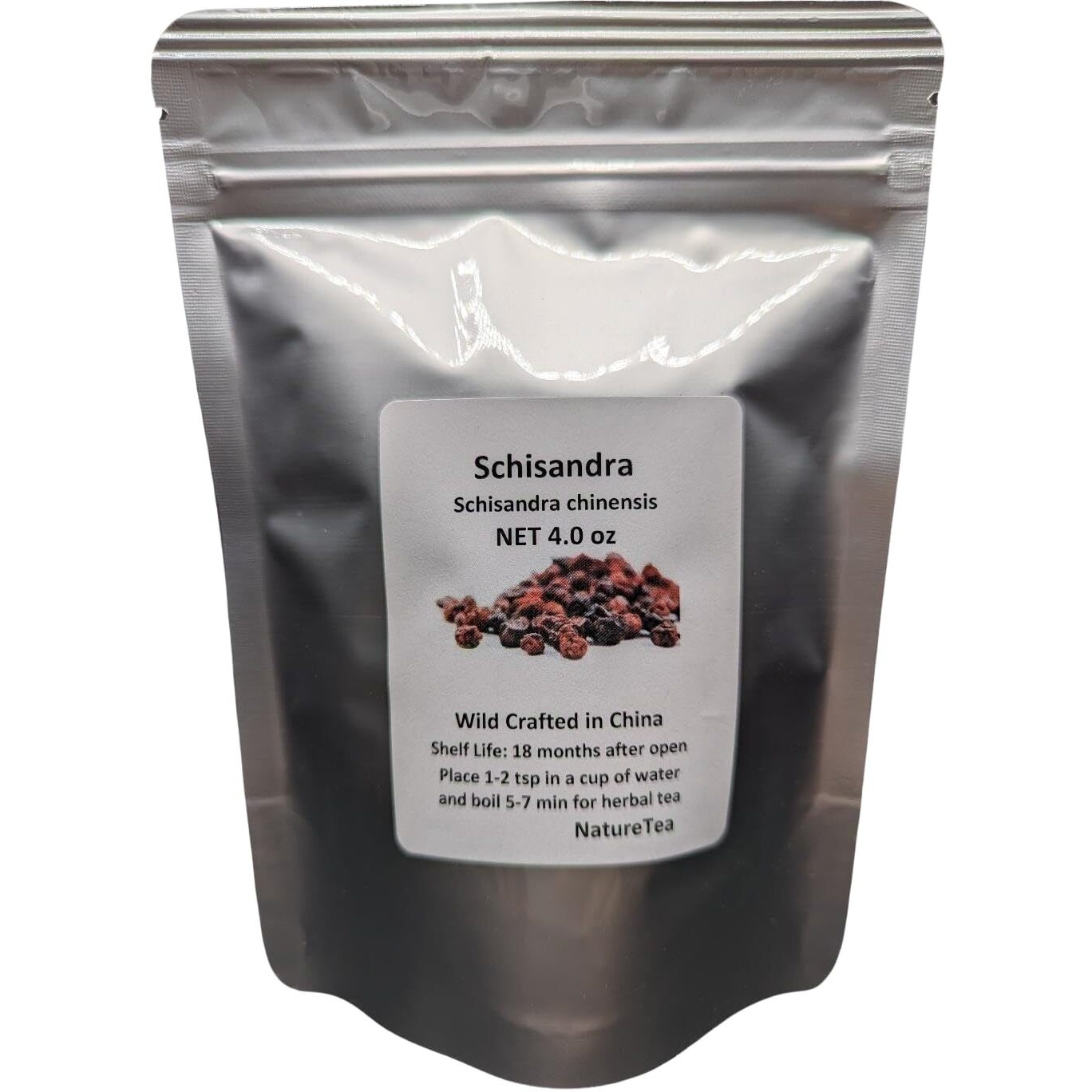 Schisandra Berry - "&quotNew Crop"" Schisandra Chinensis Dried Loose Berry From 100% Nature (4 Oz)