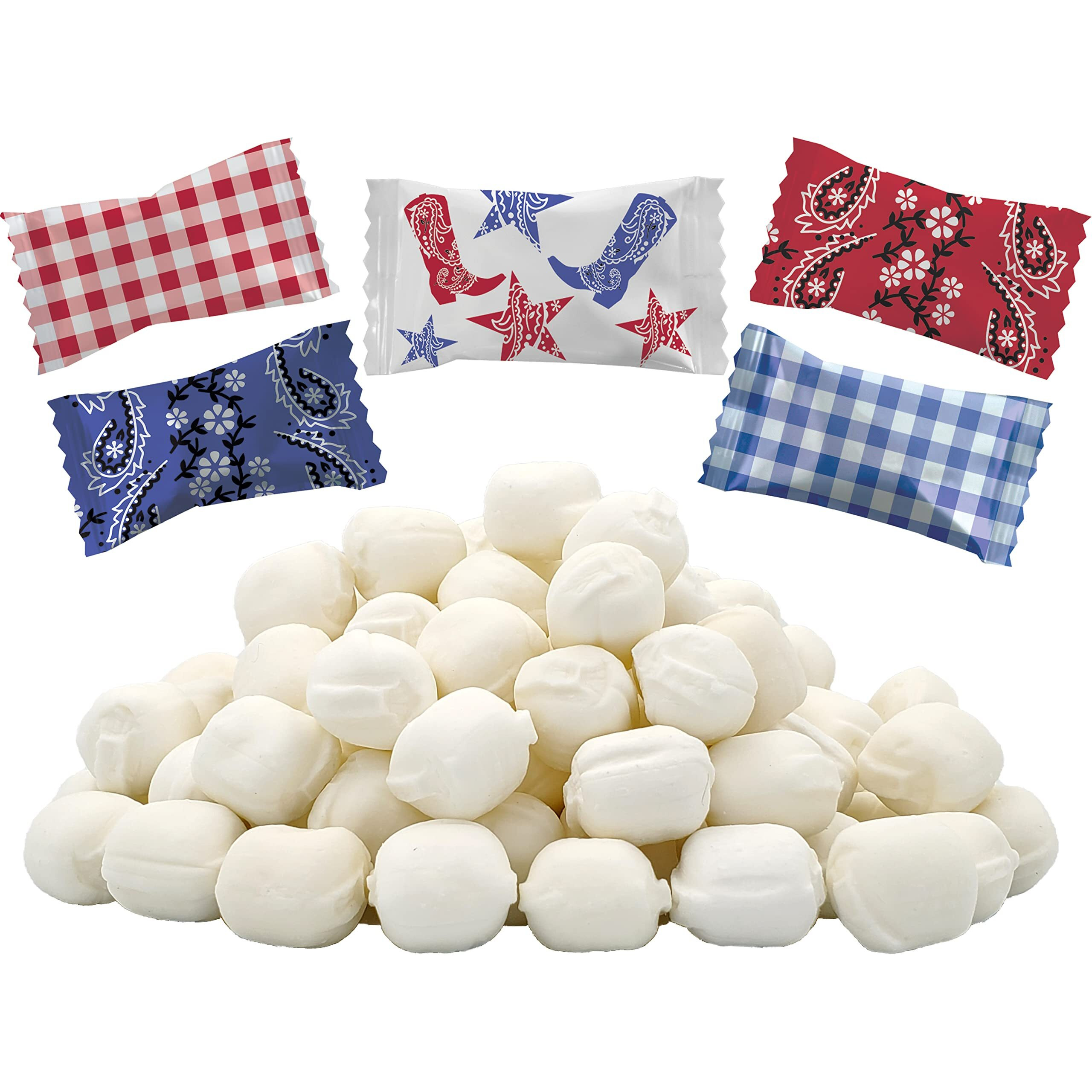 Western Buttermints, Mint Candies, After Dinner Mints, Butter Mint Candy, Fat-Free, Individually Wrapped (275 Pieces)