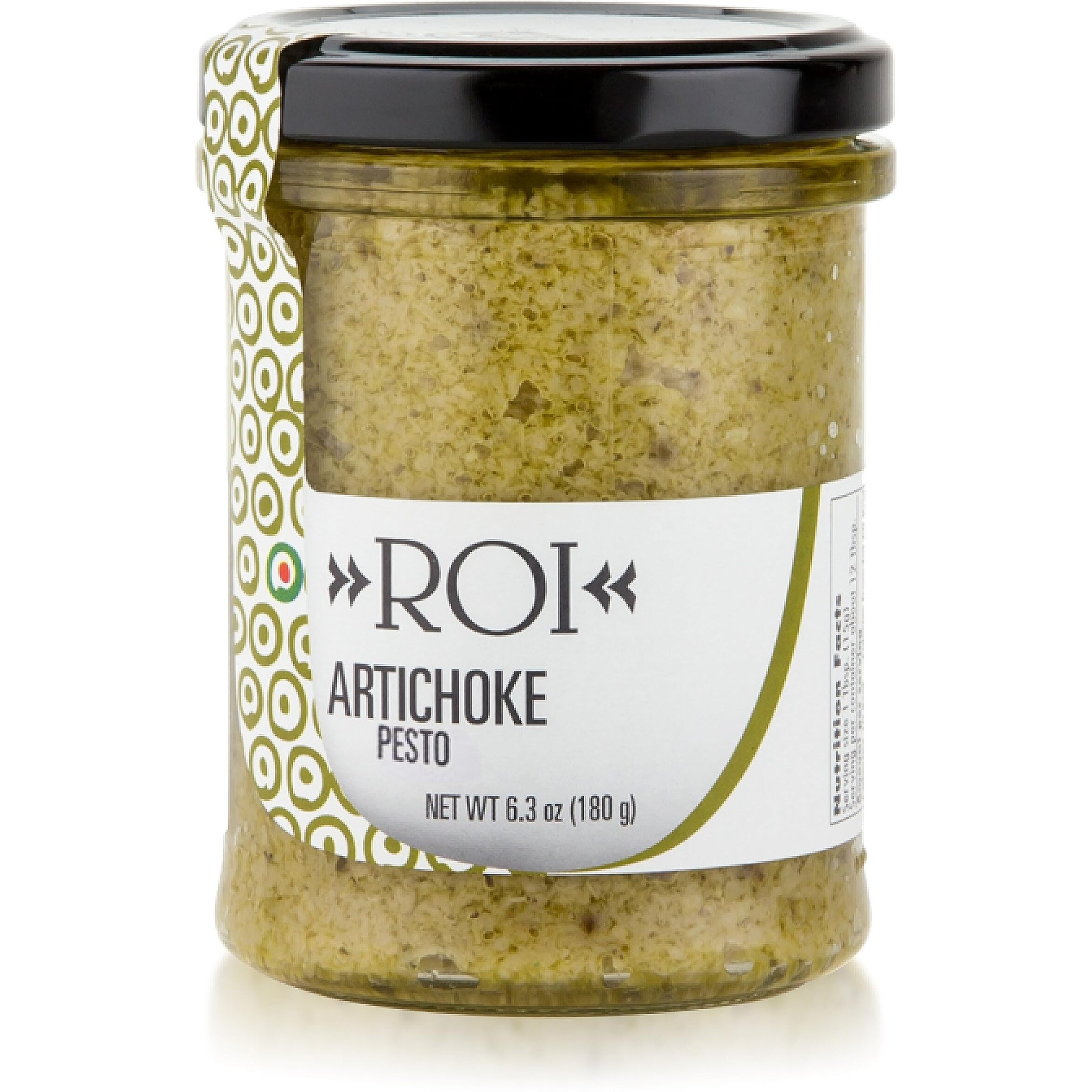 Roi Italian Artichoke Dip - Gourmet, Healthy, Vegan, Natural Artichoke Pesto For Bruschetta, Spinach Artichoke Dip, Sandwich Spread 6.3Oz (180G) - Pack Of 1