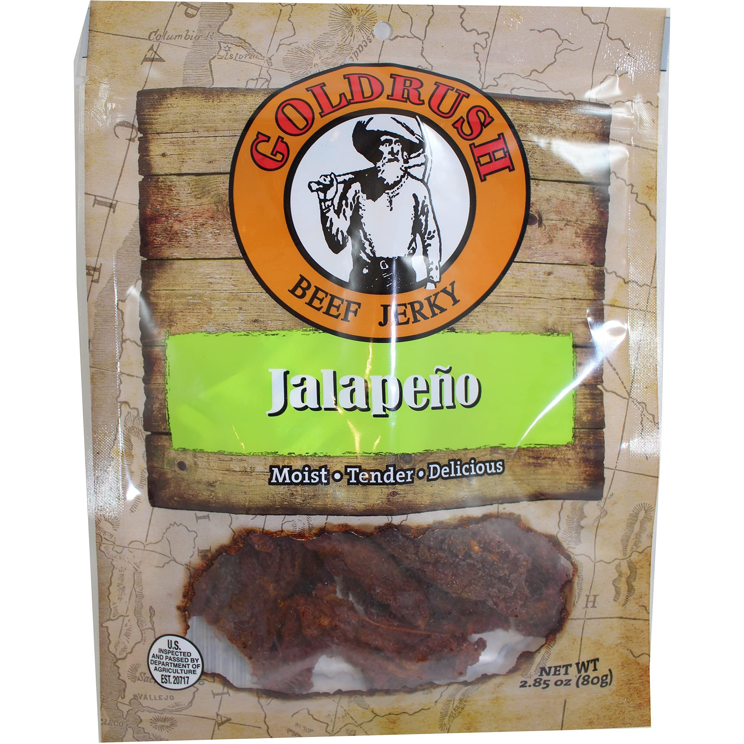 Gold Rush Premium Jerky 2.85 Oz. (Jalapeno)