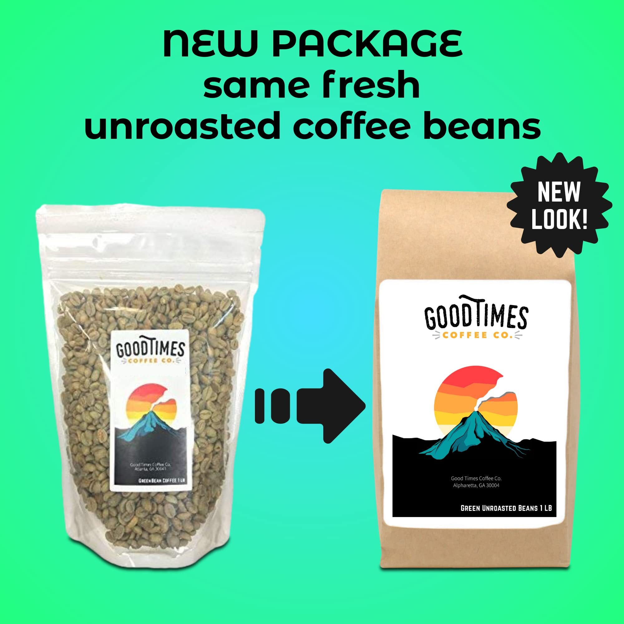 Green Unroasted Coffee Beans, Colombian Huila (1 Pound)