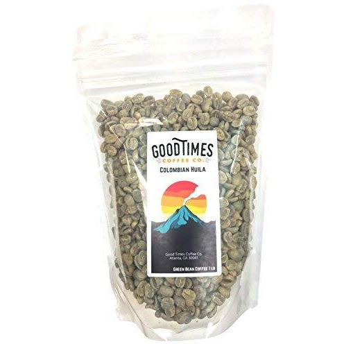 Green Unroasted Coffee Beans, Colombian Huila (1 Pound)