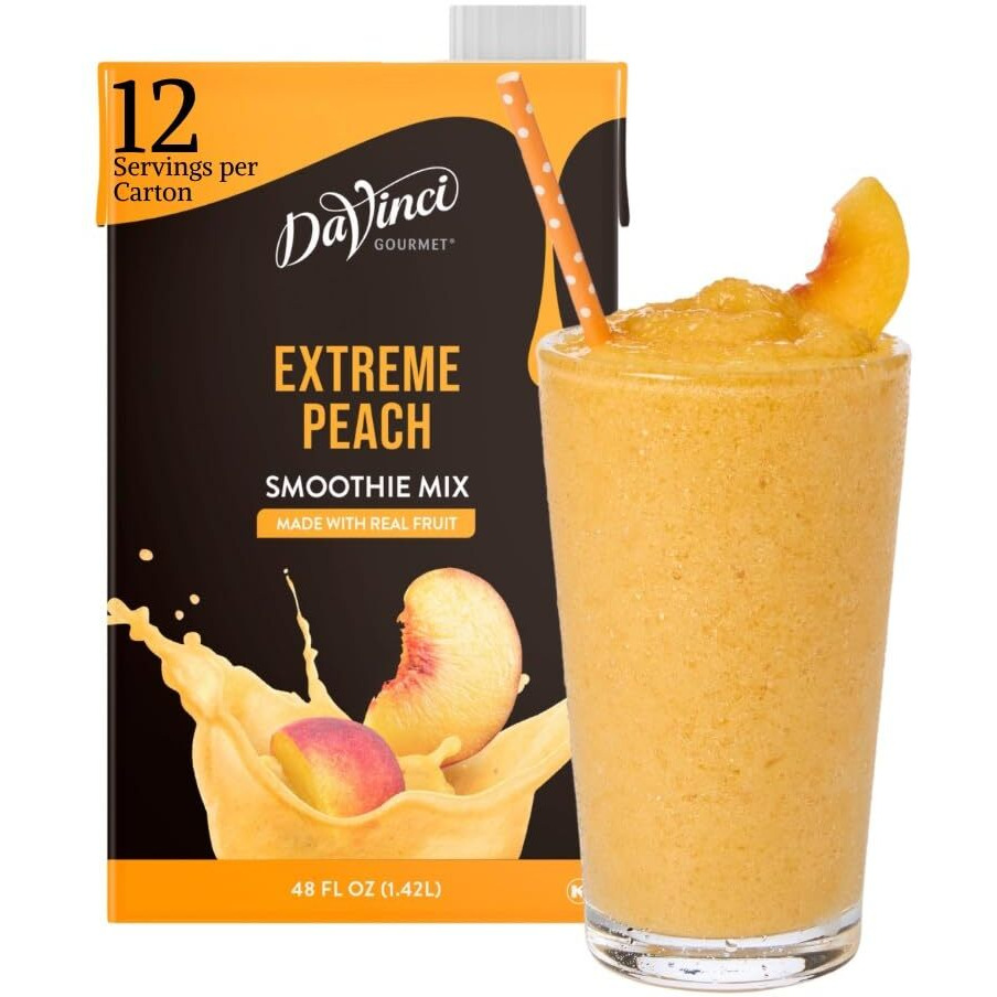 Davinci Gourmet Extreme Peach Smoothie, 48 Fluid Ounces (Pack Of 1)