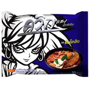 Wai Wai Quick Ramen Style Instant Thai Noodle Variety 24 Pack, Tom Klong, Tom Yum Shrimp, Tom Yum Mun Goong And Hot And Spicy Shrimp (6 Each)