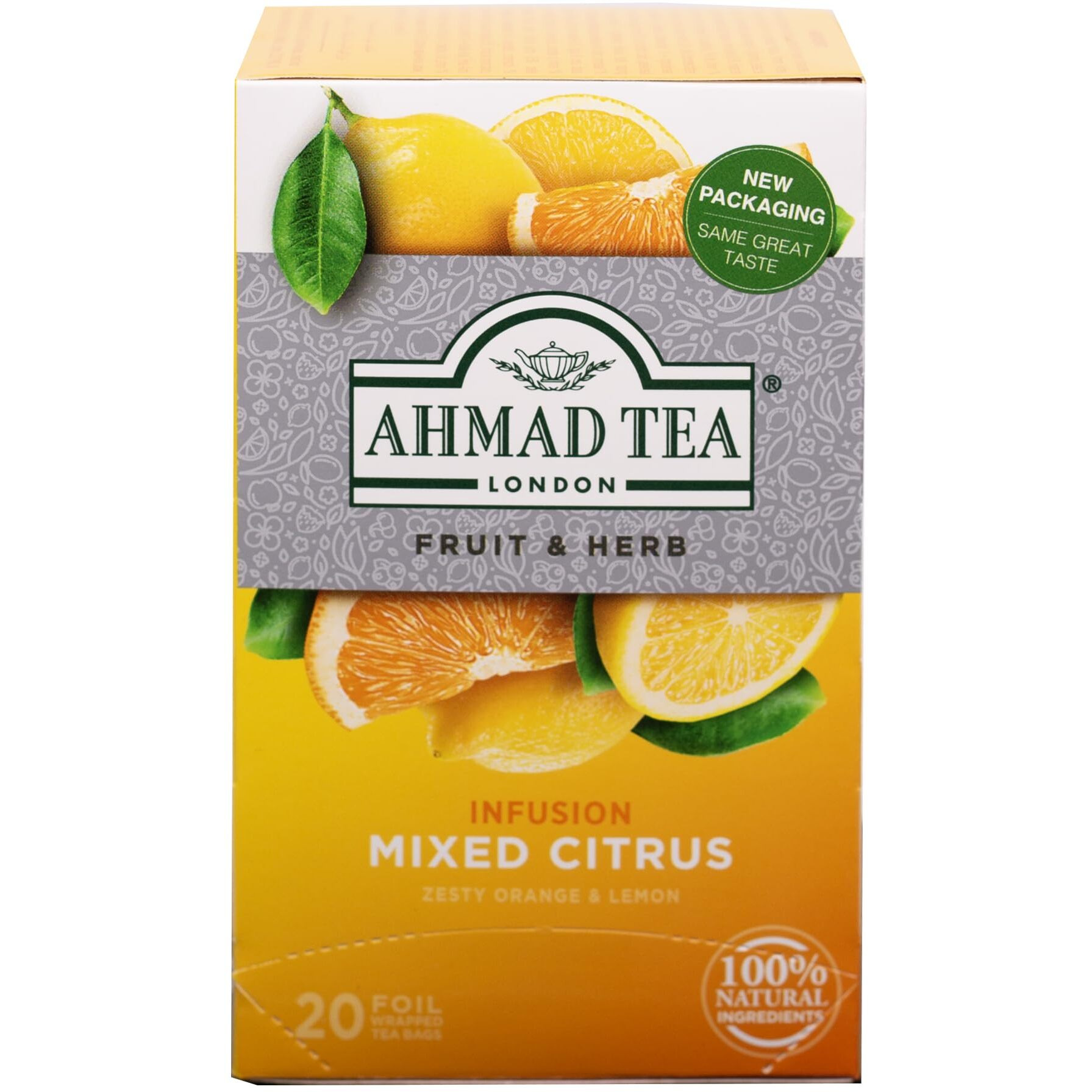 Ahmad Tea, Mixed Citrus, 20 Count (Pack Of 6)