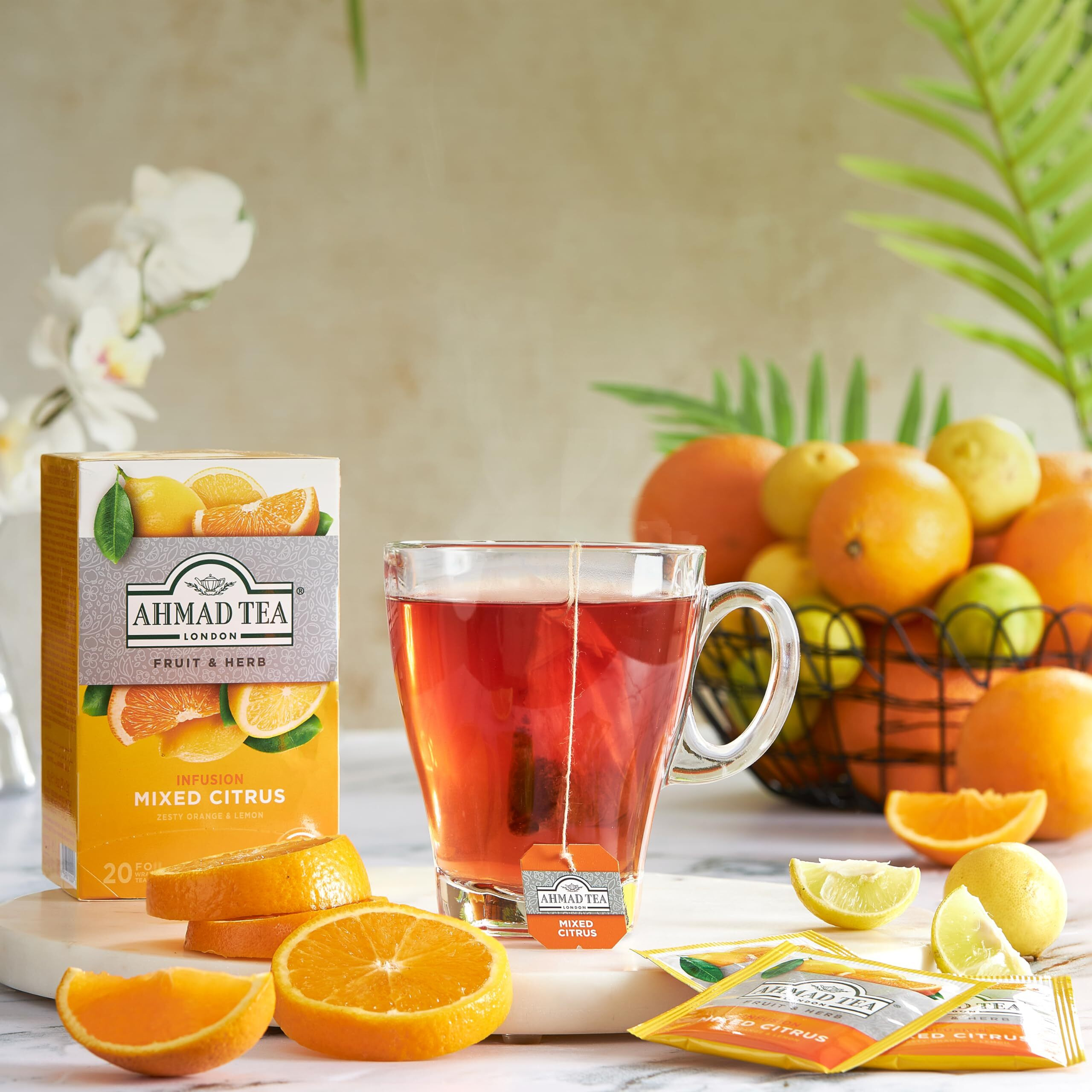 Ahmad Tea, Mixed Citrus, 20 Count (Pack Of 6)