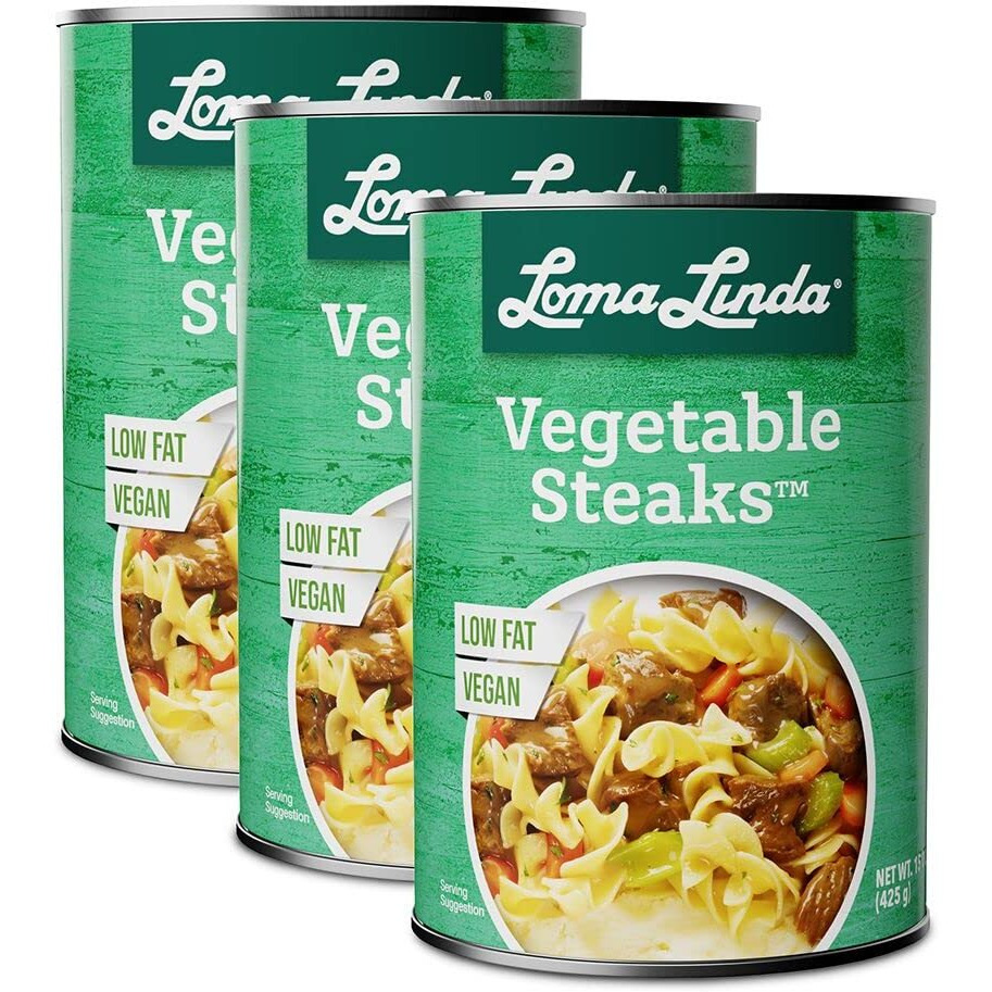 Loma Linda - Plant-Based Meats (Vegetable Steaks (15 Oz.), 3 Pack)