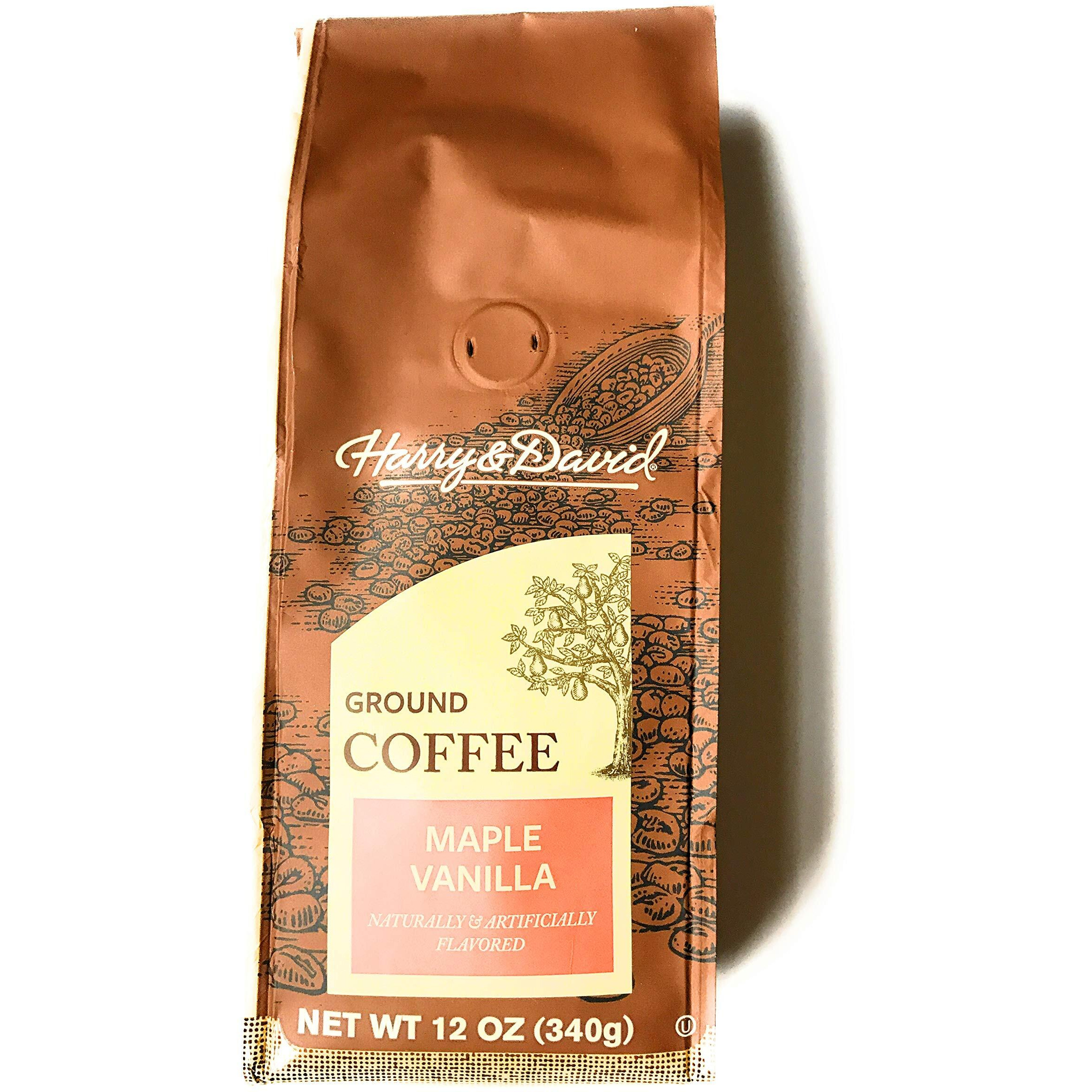 Harry & David Maple Vanilla Coffee - 12 Ounce Bag Of Ground Coffee