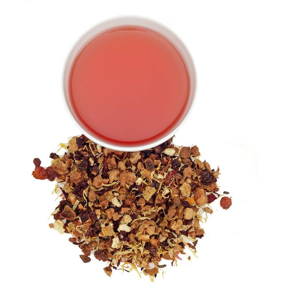 Harney & Sons Blood Orange | 16 Oz Loose Leaf Herbal Tea W Apple Pieces And Raspberry