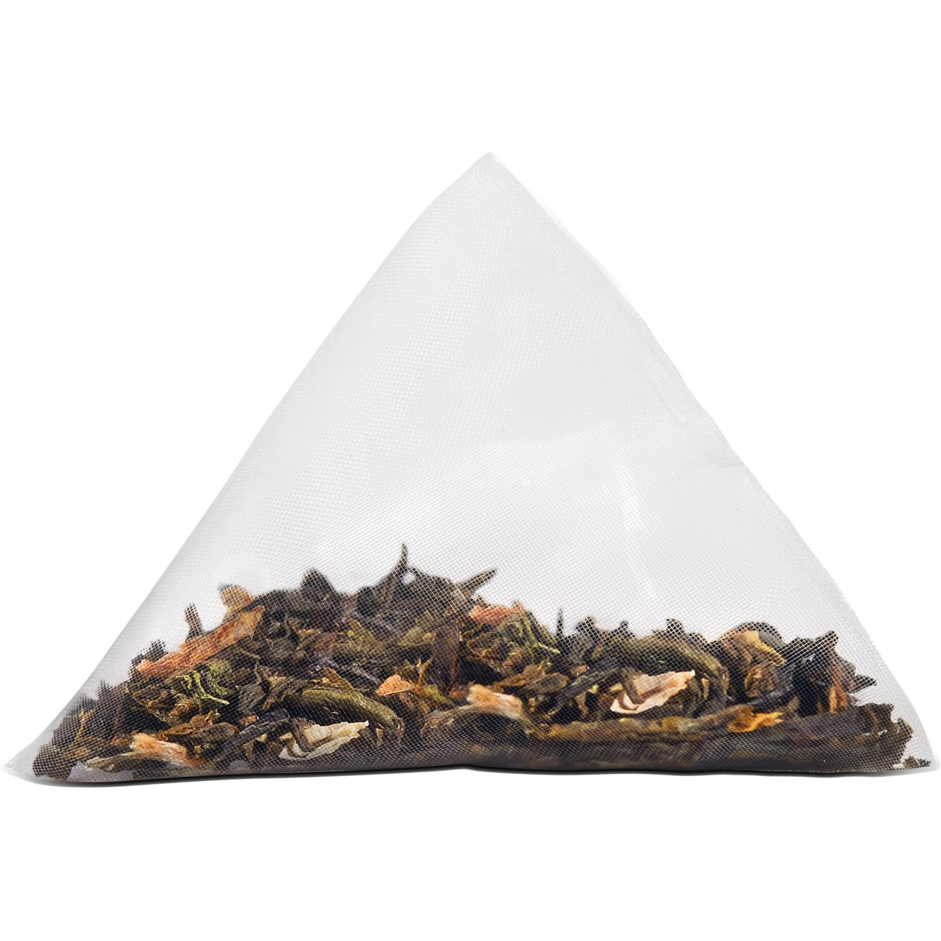Two Leaves And A Bud Jasmine Green Tea Bags, 15 Count (Pack Of 1) Whole Leaf Green Tea In Pyramid Sachet Bags, Compostable Sachets, Delicious Hot Or Iced With Milk Or Sugar Or Honey