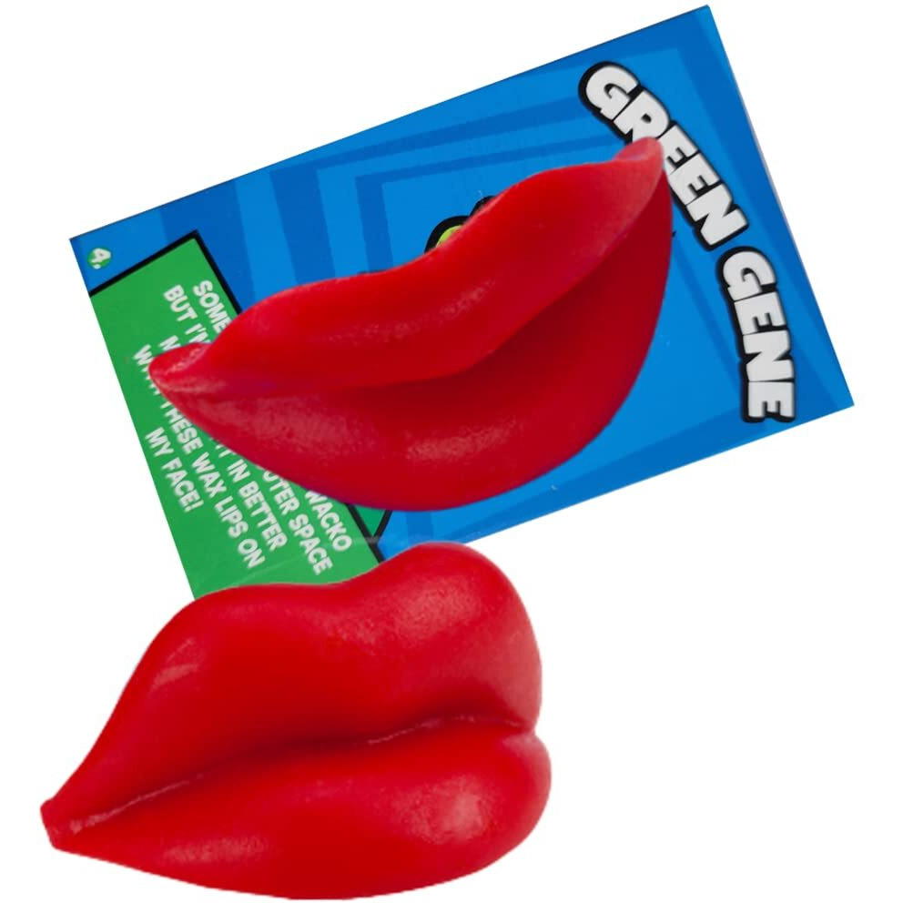 Halloween Original Chewable Disguise, Play Now, Chew Later Wax Candy, Party Favorite Treats (Candy Wax Lips)