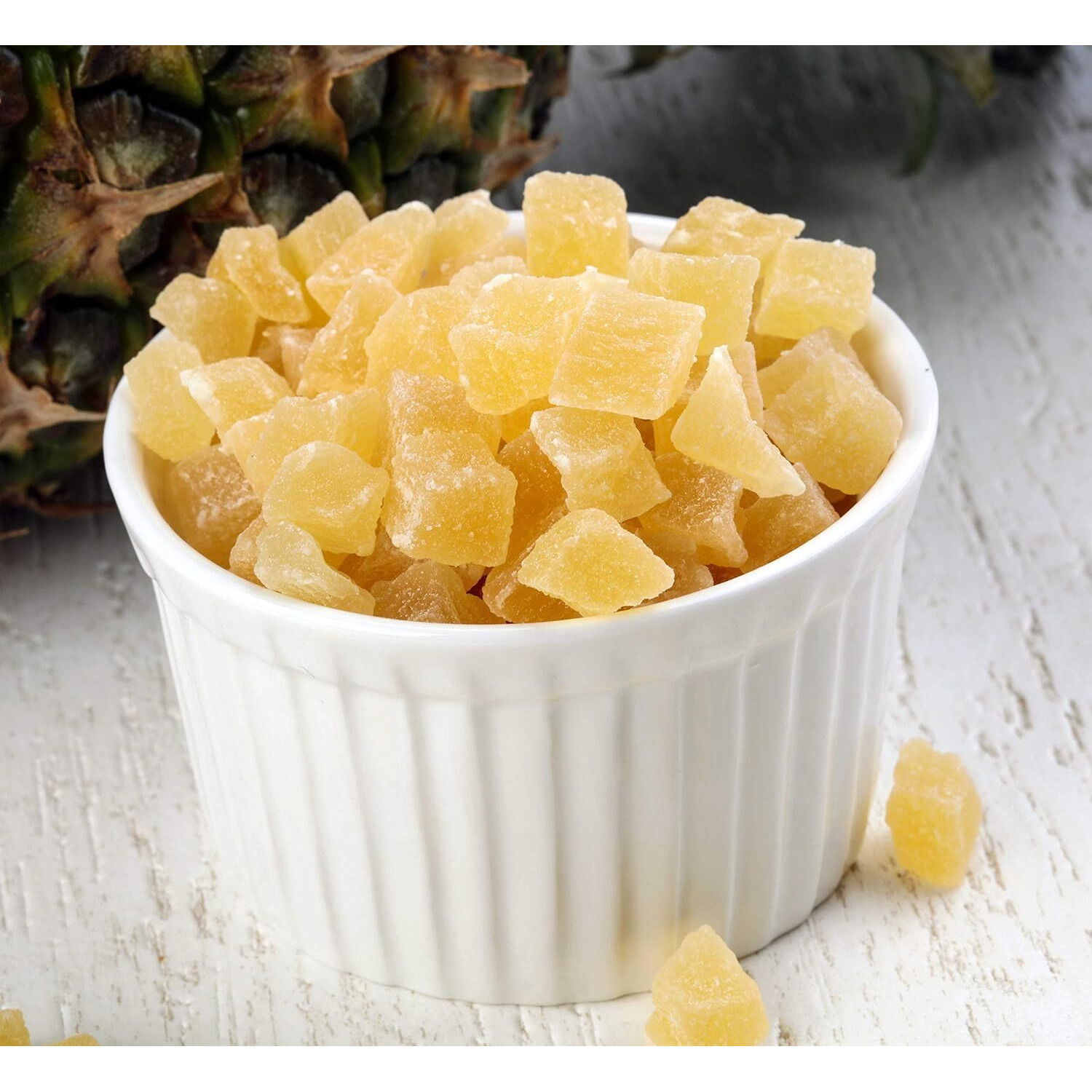 Anna And Sarah Dried Diced Pineapples Large In Resealable Bag Kosher, Gluten Free And Non-Gmo, 1 Lb