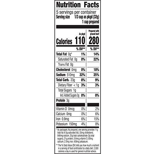 Betty Crocker Hamburger Helper, Beef Pasta, 5.9 Oz Box (Pack Of 6)