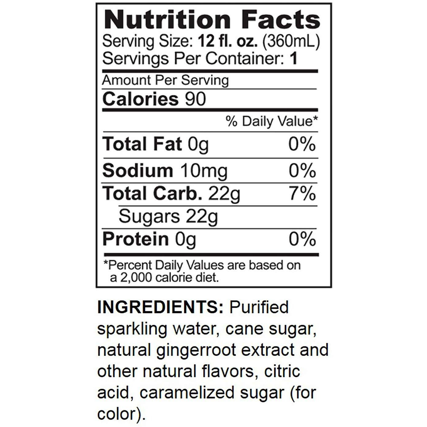 Gus Soda - Extra Dry Ginger Ale - 12 Oz (24 Glass Bottles)