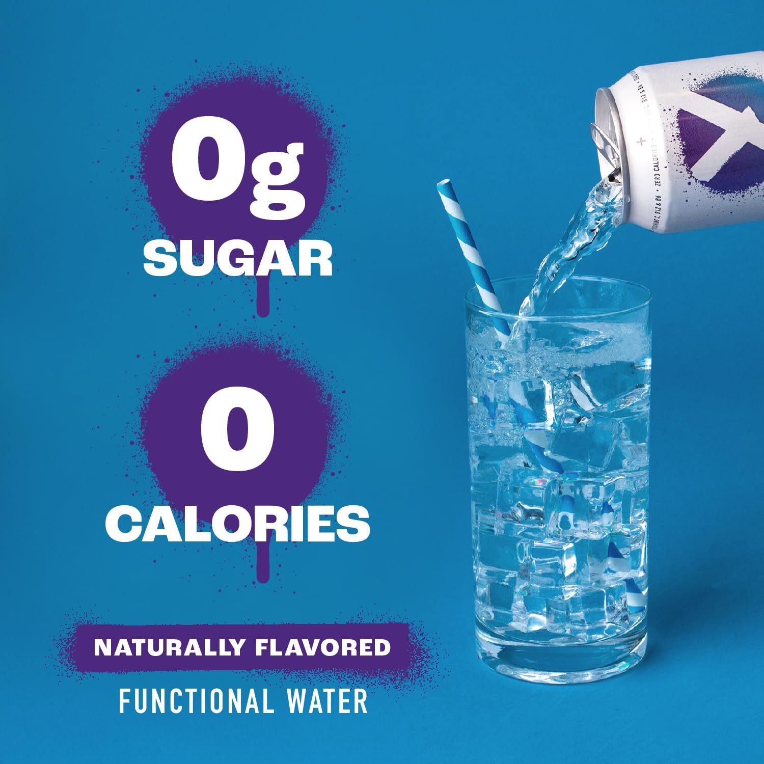 Yesly Hydrating Electrolyte Vitamin Water, 16 Fl Oz - Zero Sugar, Zero Calorie Water With Vitamins C, B12 & B6 And No Artificial Sweeteners - Pomegranate Acai Blueberry (Pack Of 12)